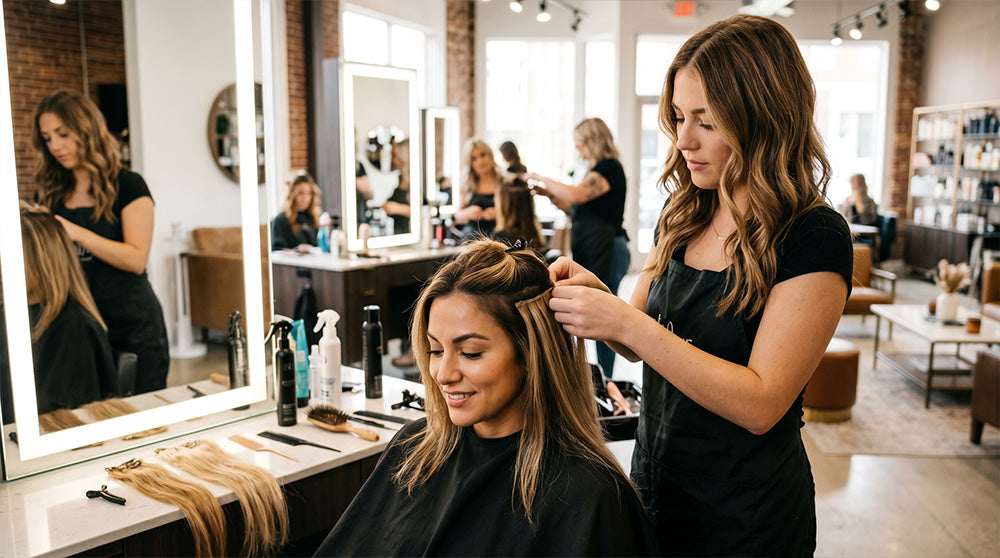 How to Sleep in Clip-In Extensions Safely and Comfortably