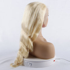 Raw Human Hair Color 613 HD Wigs