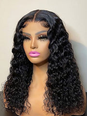 Raw Human Hair Color 1B HD Wigs