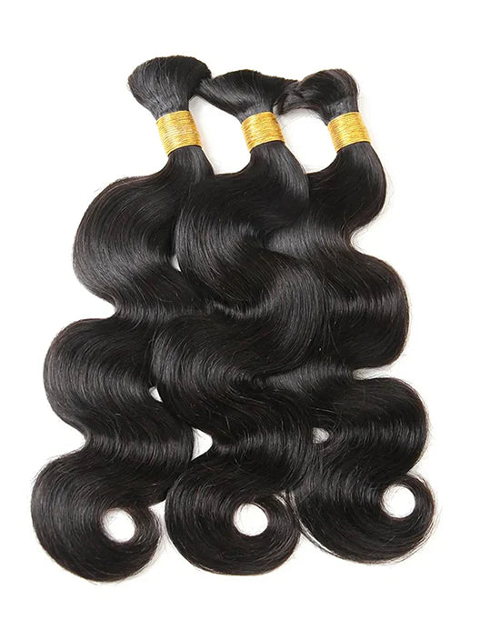 Raw Human Hair Color 1B Bundles