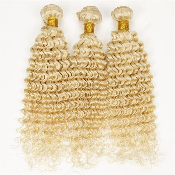 Raw Human Hair Color 613 Bundle