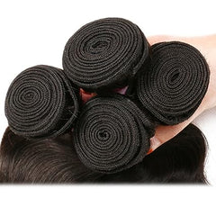 Raw Human Hair Color 1B Bundles
