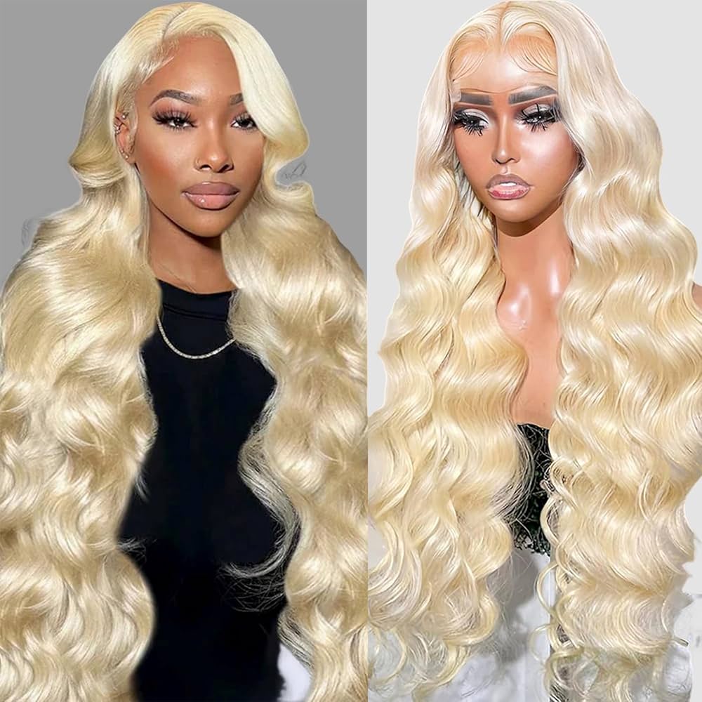 Raw Human Hair Color 613 HD Wigs