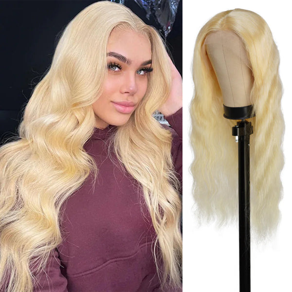 Raw Human Hair Color 613 HD Wigs