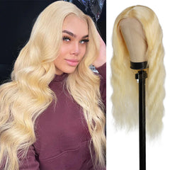 Raw Human Hair Color 613 HD Wigs