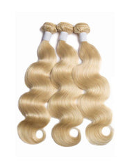 Raw Human Hair Color 613 Bundle